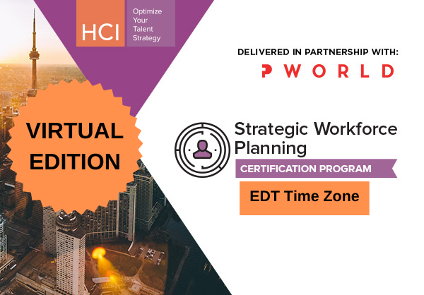Virtual Strategic Workforce Planning Certification Program EDT Time Zone