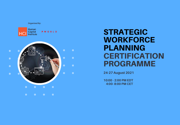 Strategic Workforce Planning Virtual Edition August 2021