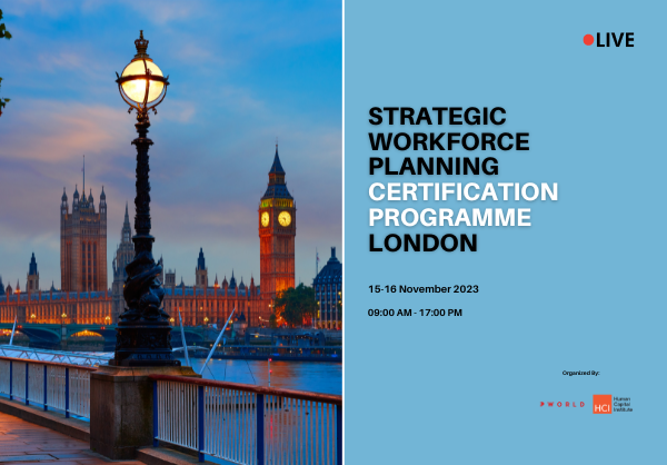 Strategic Workforce Planning Certification Program London 2023