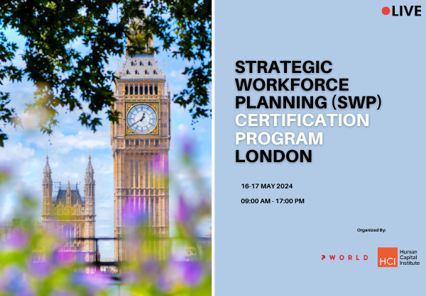 Strategic Workforce Planning Certification Program London 2024