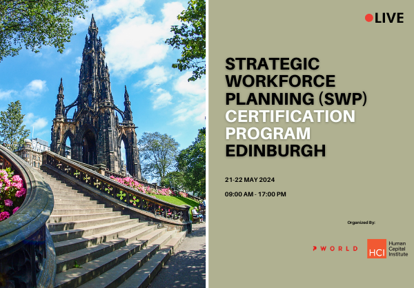 Strategic Workforce Planning Certification Program Edinburgh 2024