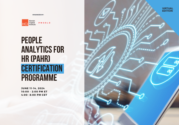 People Analytics for HR (PAHR) Certification June 2024