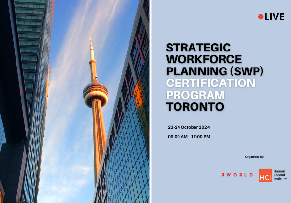 Strategic Workforce Planning Certification Program Toronto October 2024