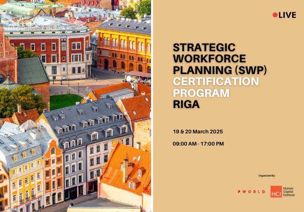 Strategic Workforce Planning Certification Program Riga 2025