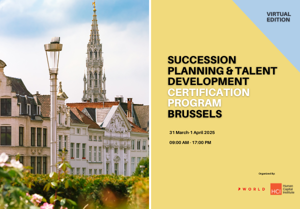 Succession Planning & Talent Development Certification Program Brussels 2025