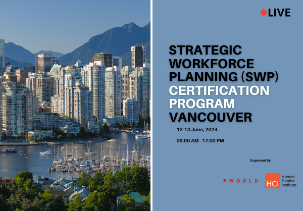 Strategic Workforce Planning Certification Program Vancouver 2025