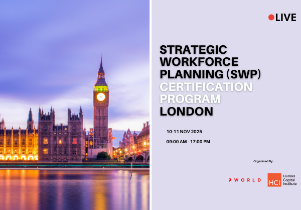 Strategic Workforce Planning Certification Program London 2025